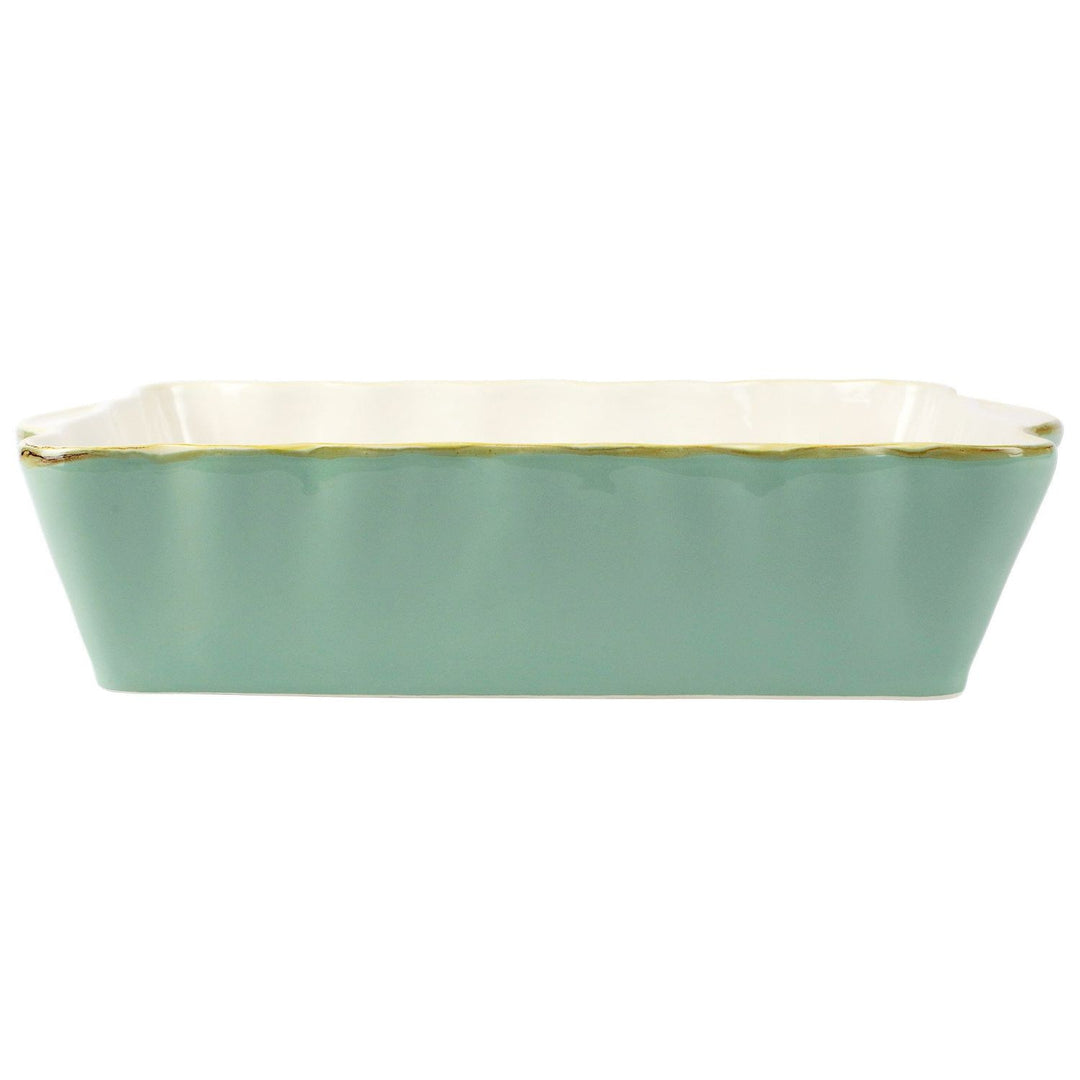 Italian Bakers Rectangular Baker - Aqua / Large