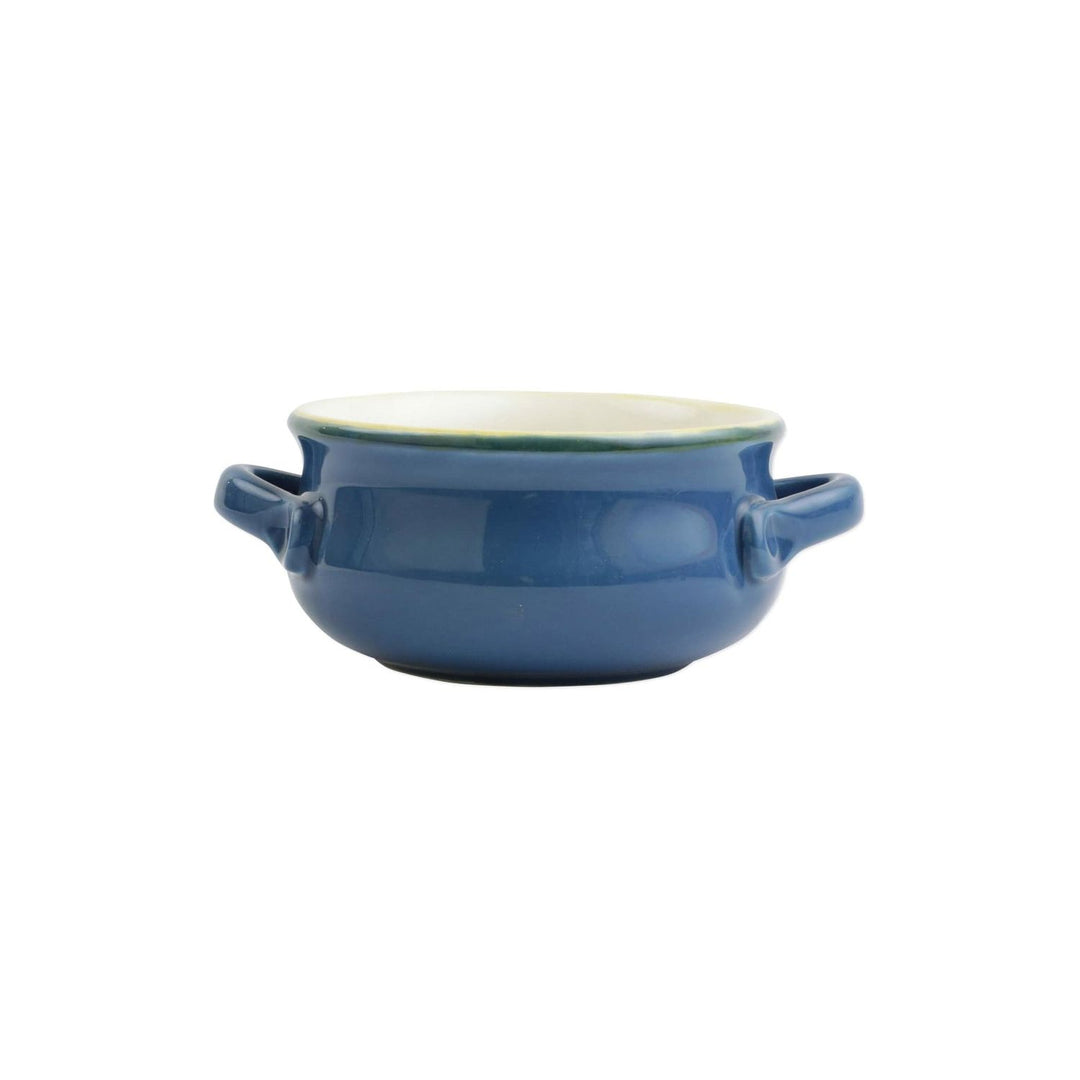 Italian Bakers Handled Round Baker - Blue