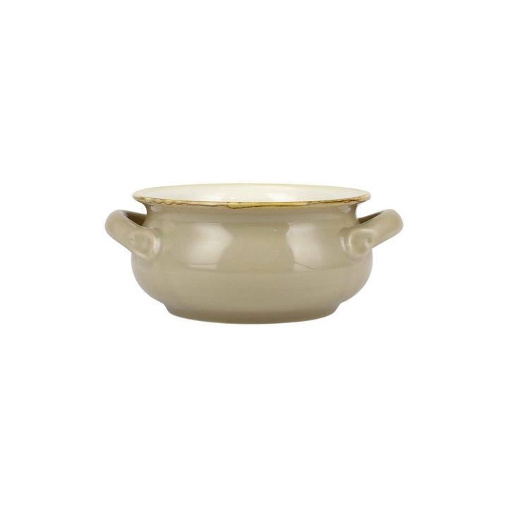 Italian Bakers Handled Round Baker - Cappuccino