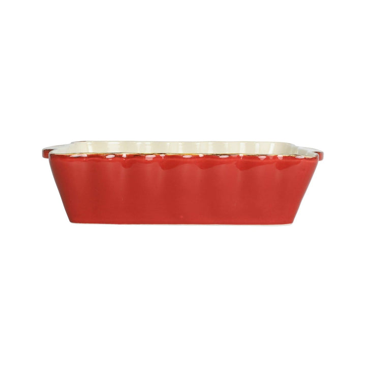 Italian Bakers Rectangular Baker - Red / Medium