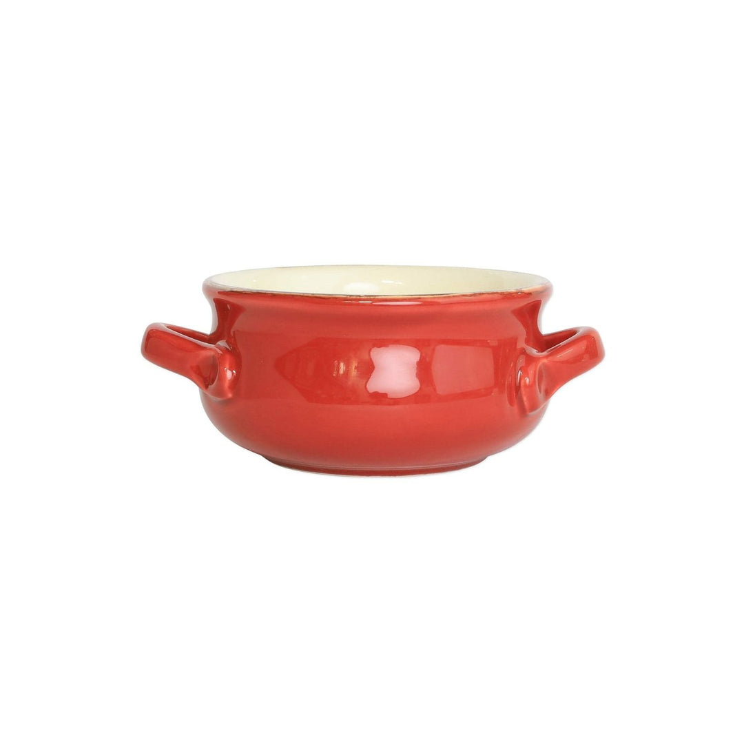 Italian Bakers Handled Round Baker - Red