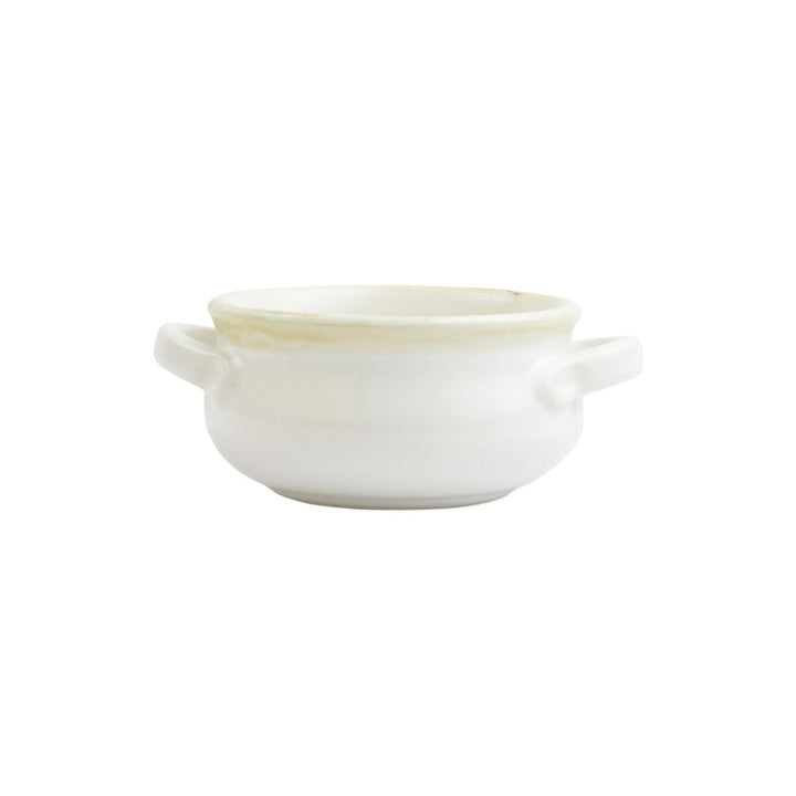 Italian Bakers Handled Round Baker - White
