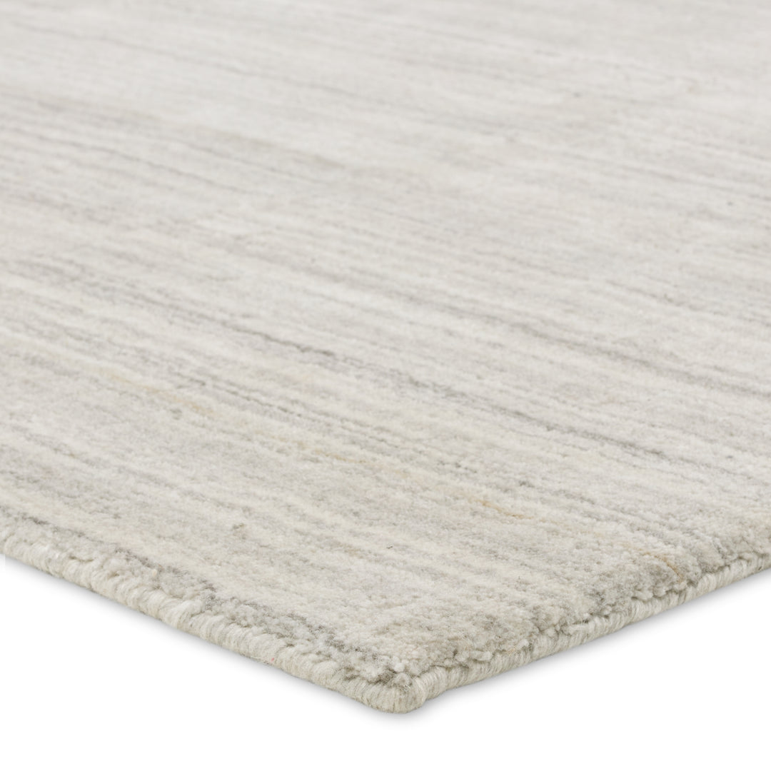 Jaipur Living Irini Handmade Striped Light Gray/White Area Rug (5'X8' Rectangle)