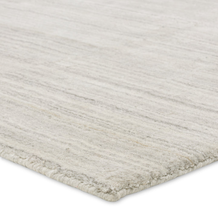 Jaipur Living Irini Handmade Striped Light Gray/White Area Rug (5'X8' Rectangle)