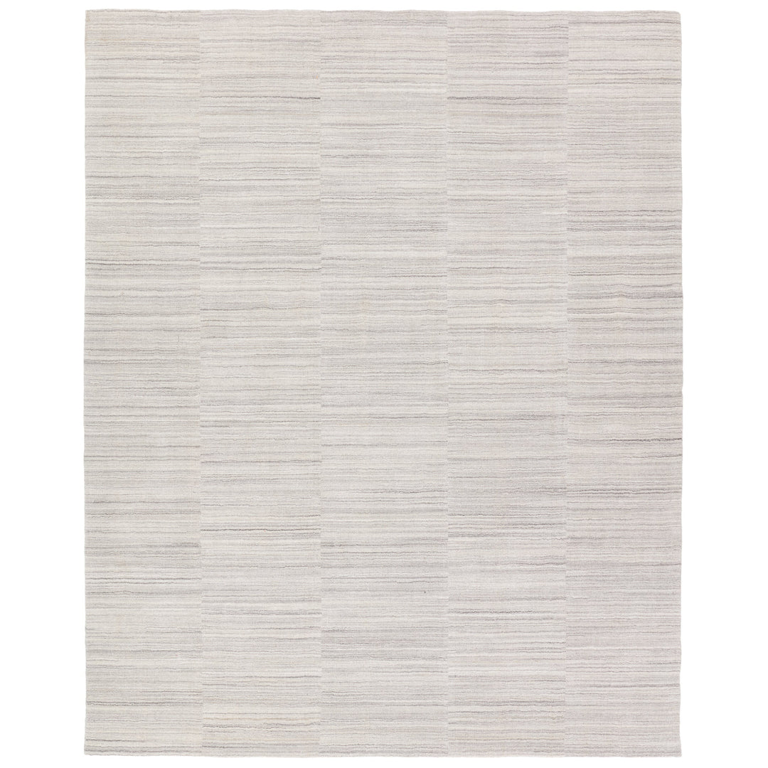 Jaipur Living Irini Handmade Striped Light Gray/White Area Rug (5'X8' Rectangle)