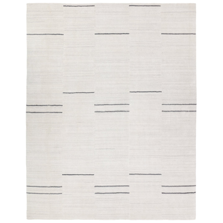 Jaipur Living Tinsin Handmade Striped Gray/Ivory Area Rug (5'X8' Rectangle)