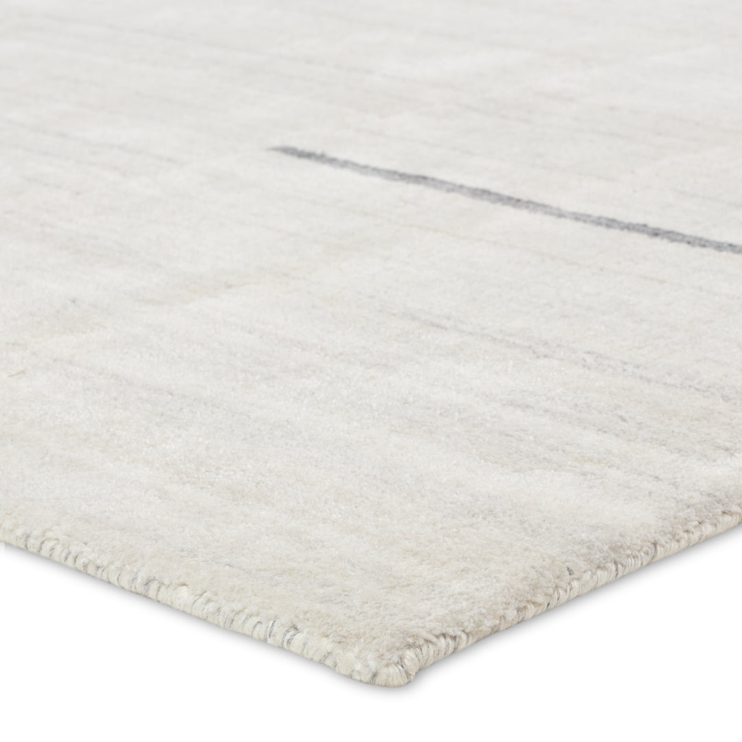 Jaipur Living Tinsin Handmade Striped Gray/Ivory Area Rug (5'X8' Rectangle)