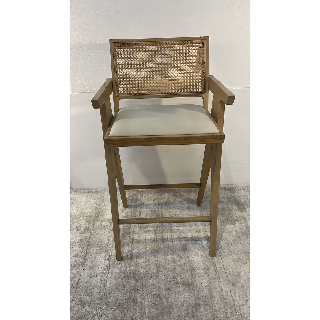 Jeanneret Bar Stool with Padded Seat - Open Box