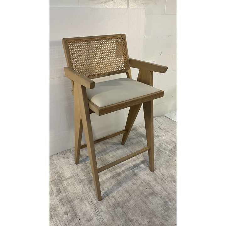 Jeanneret Bar Stool with Padded Seat - Open Box