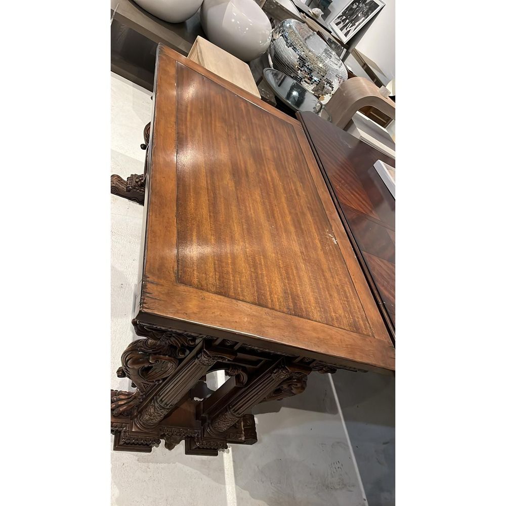 French Renaissance Style Library Table - Open Box