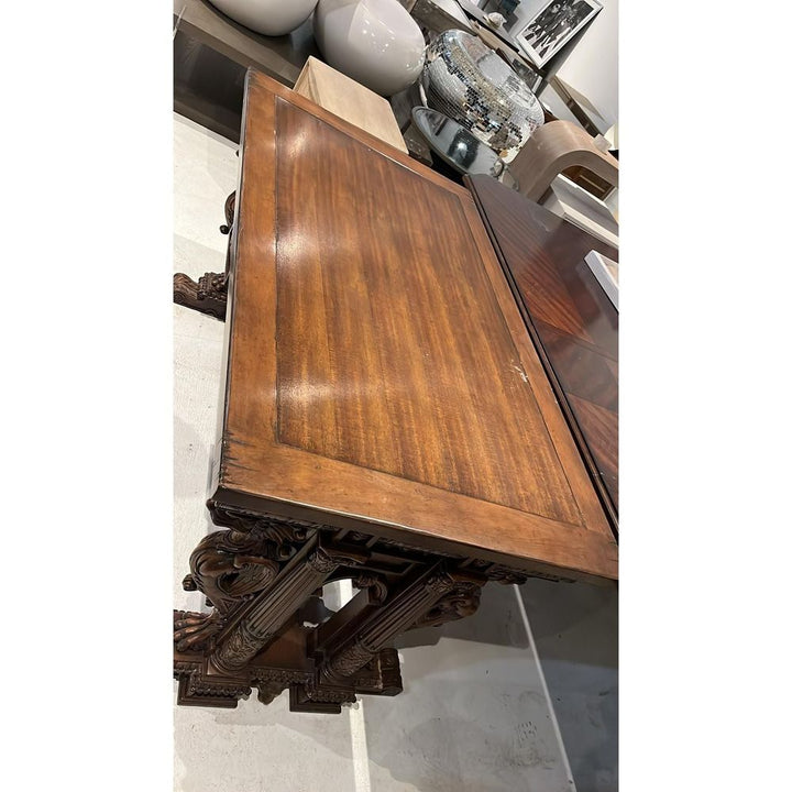 French Renaissance Style Library Table - Open Box