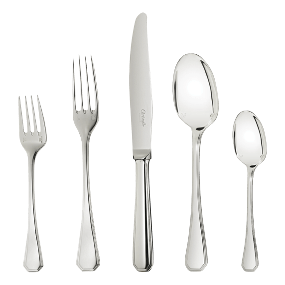 Individual Place Settings (5 Pieces) America Silver Plated