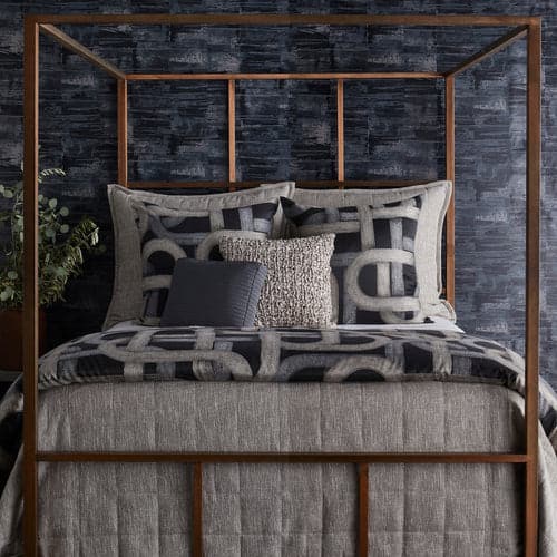 Interchange Pillow-Ann Gish-ANNGISH-PWIC3630-BLK-BeddingBlack-3-France and Son