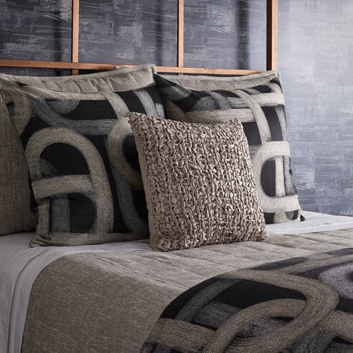 Interchange Pillow-Ann Gish-ANNGISH-PWIC3630-BLK-BeddingBlack-2-France and Son