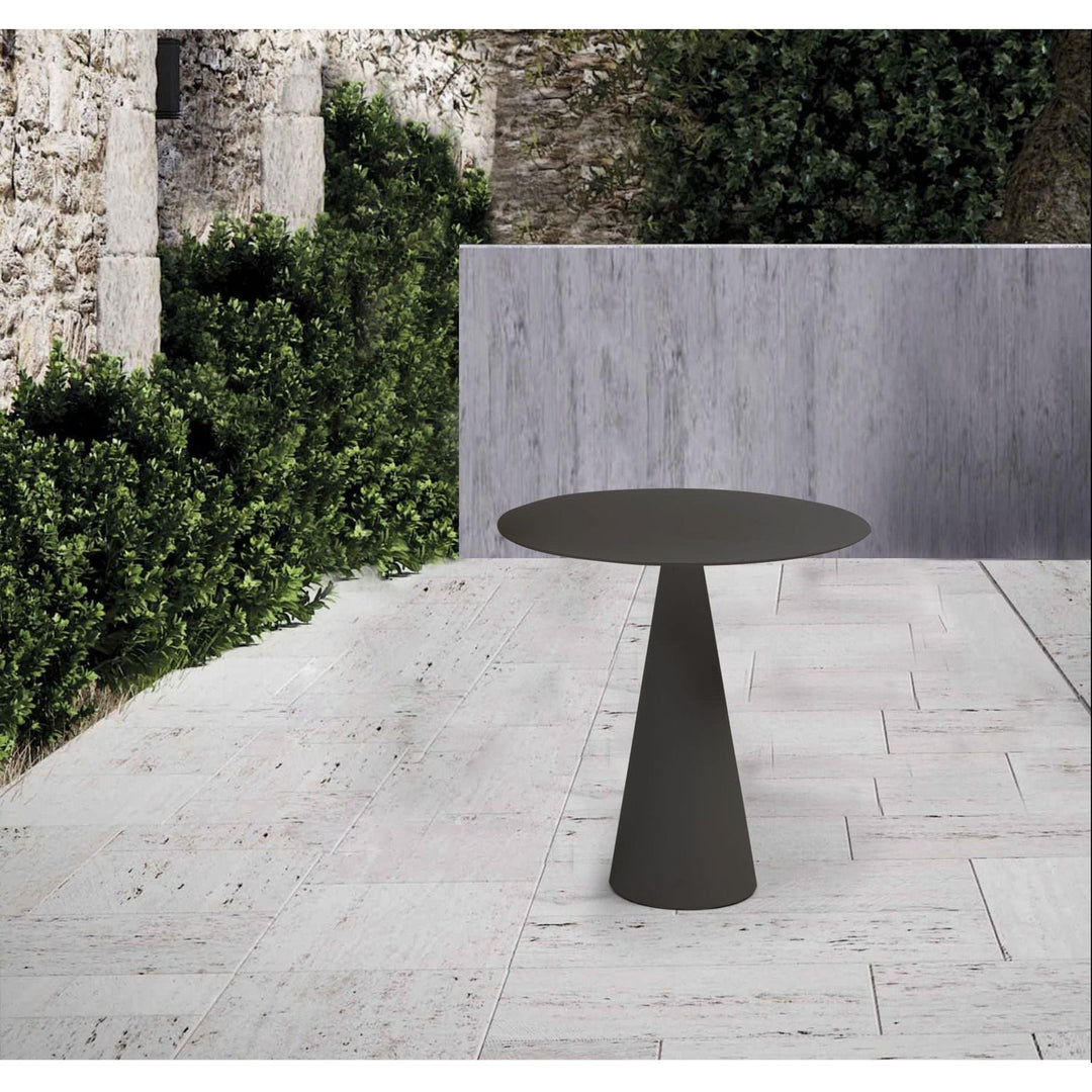 Ireland Indoor/Outdoor Side Table-Whiteline Modern Living-WHITELINE-ST1733L-CMT-Side TablesLarge-7-France and Son