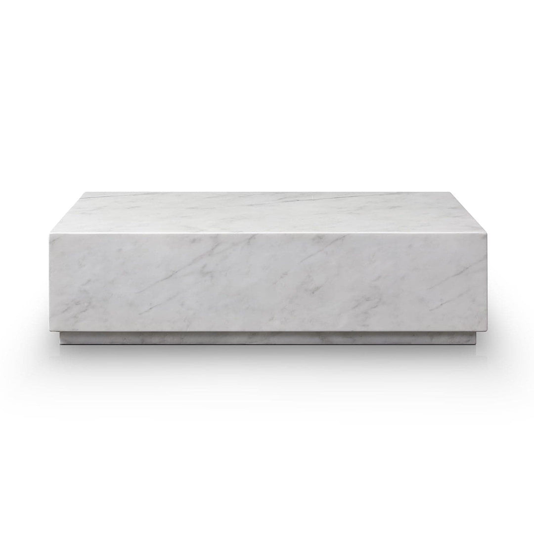 Iris Rectangle Coffee Table-Whiteline Modern Living-WHITELINE-CT1927R-DEMP-Coffee TablesDark Emperador Marble-4-France and Son