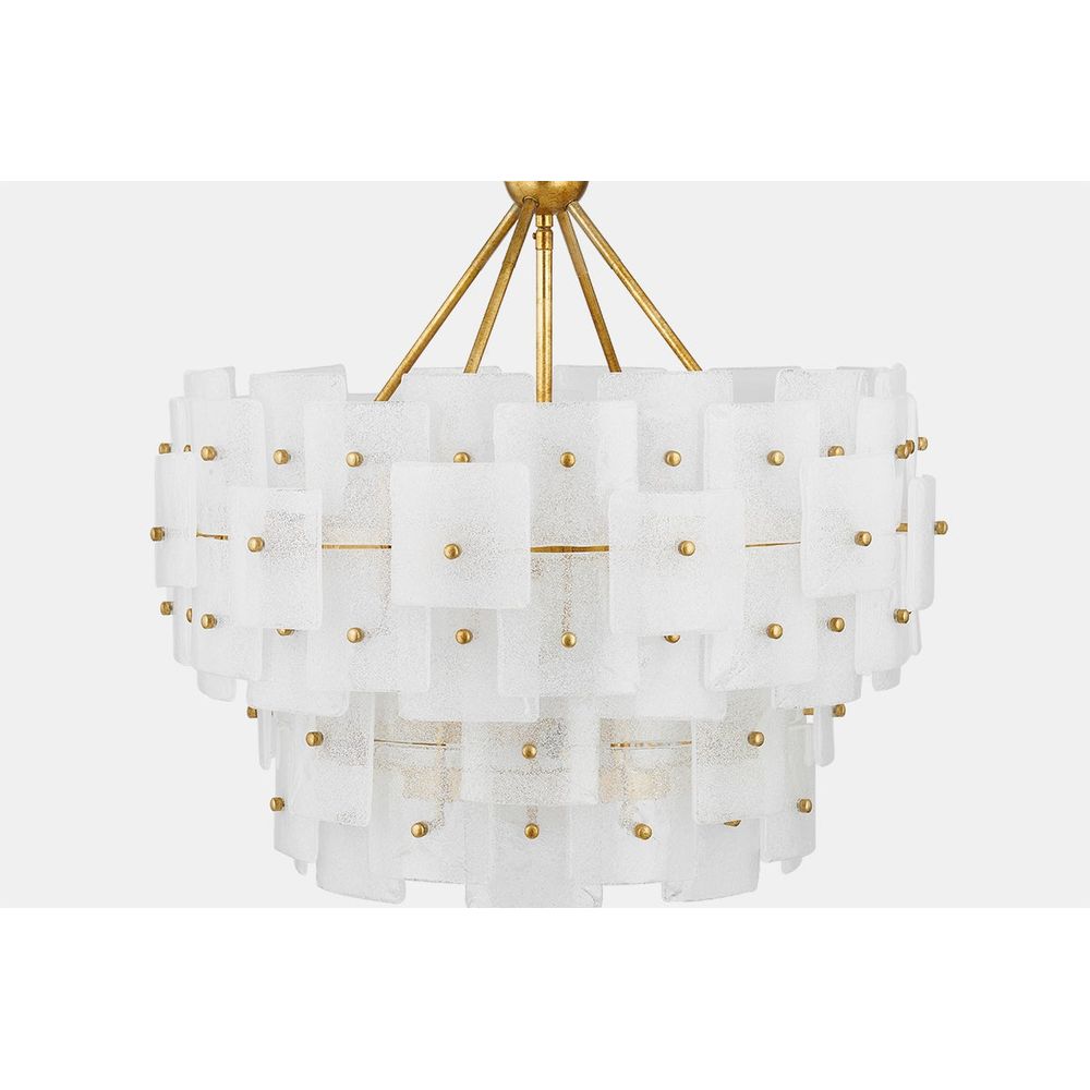 Jacik Chandelier - Vintage Gold Leaf