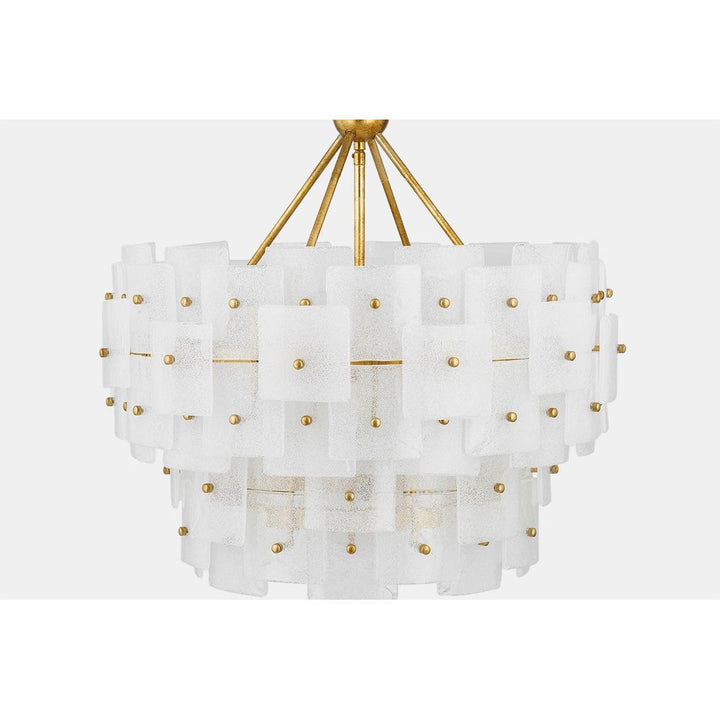 Jacik Chandelier - Vintage Gold Leaf