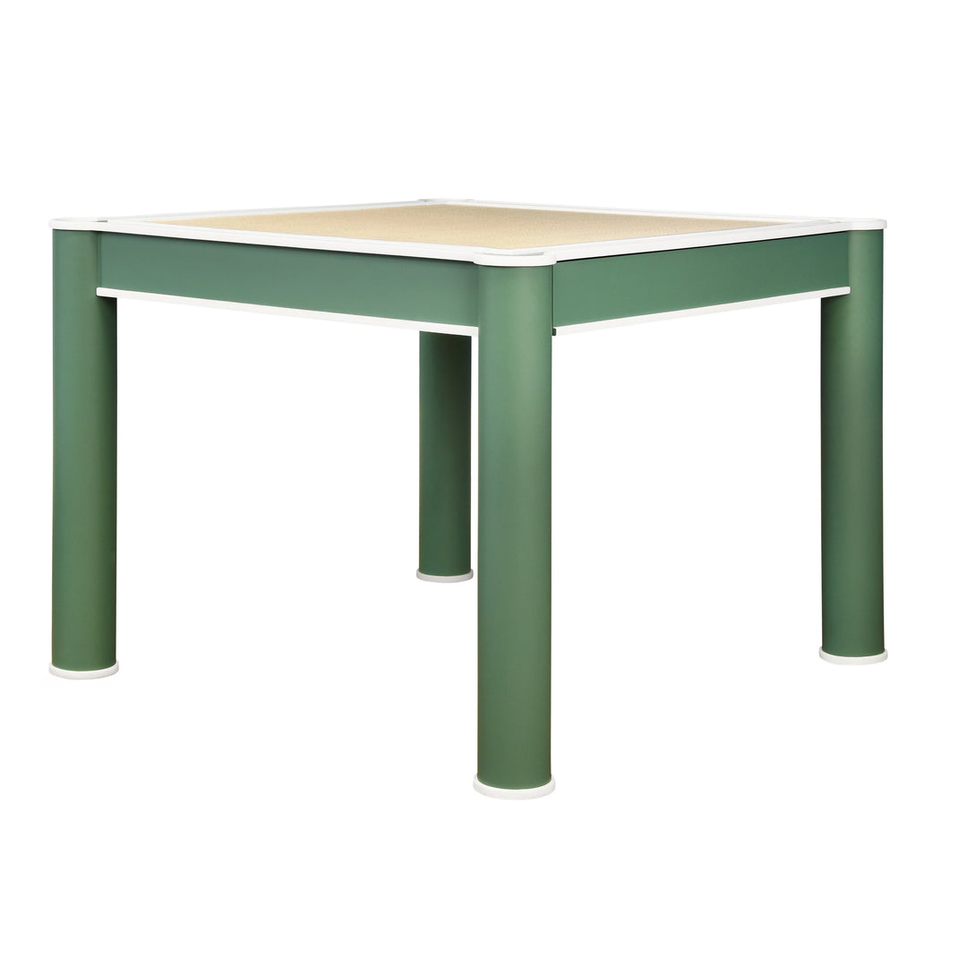 Jackie Square Two Drawer Round Leg Game Table