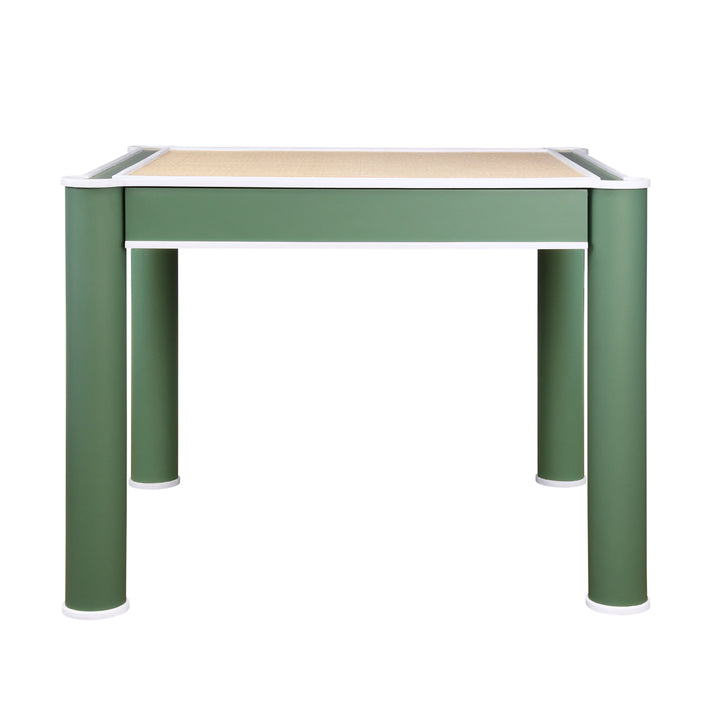 Jackie Square Two Drawer Round Leg Game Table