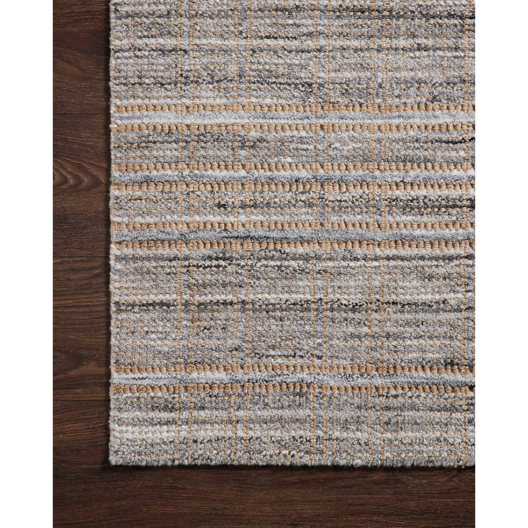 Loloi Jamie Natural / Slate 4'-0" x 6'-0" Accent Rug