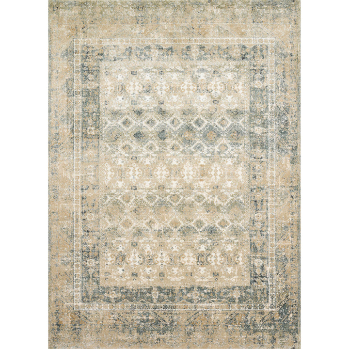 Magnolia Home By Joanna Gaines x Loloi James Sand / Ocean 7'-10" x 10'-10" Area Rug