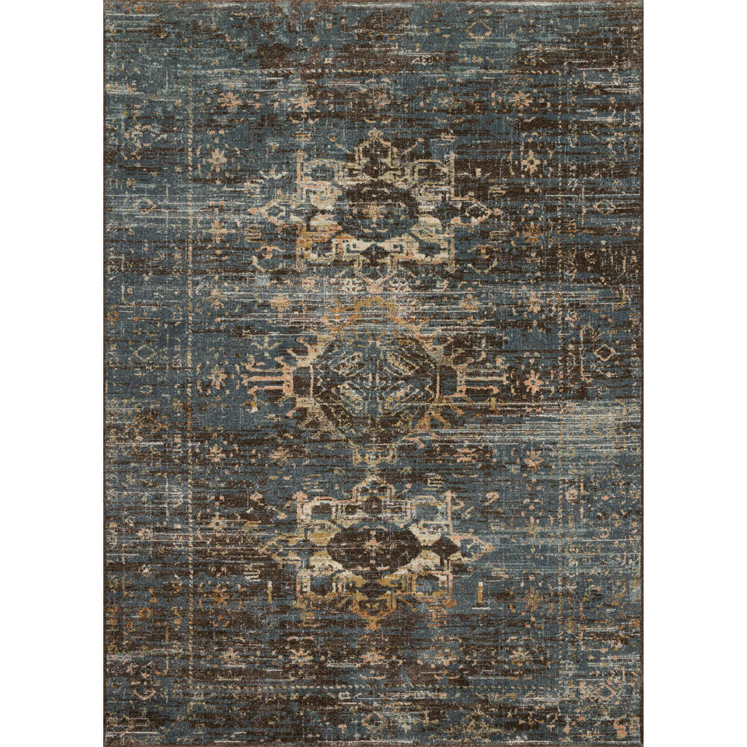 Magnolia Home By Joanna Gaines x Loloi James Midnight / Sunset 2'-7" x 7'-8" Runner Rug