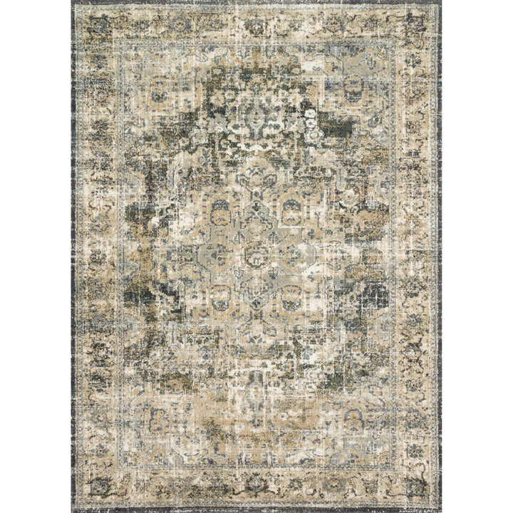 Magnolia Home By Joanna Gaines x Loloi James Natural / Fog 3'-7" x 5'-7" Accent Rug