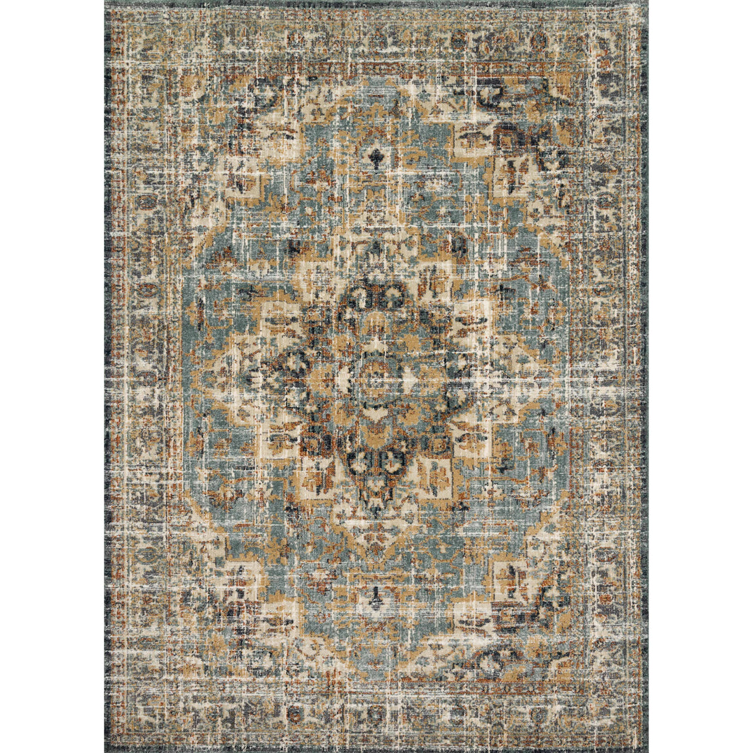 Magnolia Home By Joanna Gaines x Loloi James Sky / Multi 5'-3" x 7'-8" Area Rug