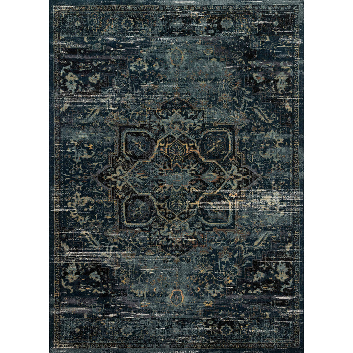 Magnolia Home By Joanna Gaines x Loloi James Ocean / Onyx 7'-10" x 10'-10" Area Rug