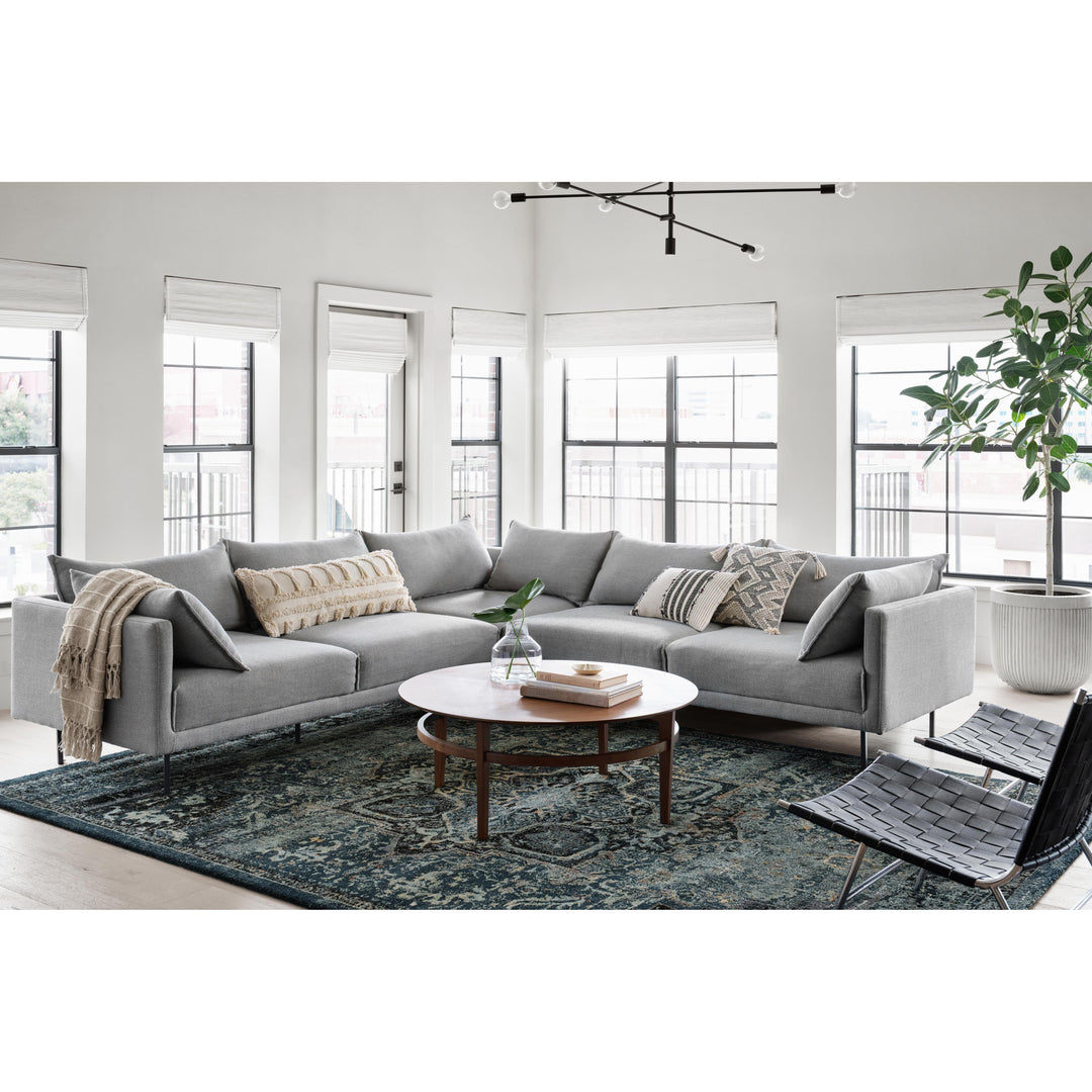 Magnolia Home By Joanna Gaines x Loloi James Ocean / Onyx 7'-10" x 10'-10" Area Rug