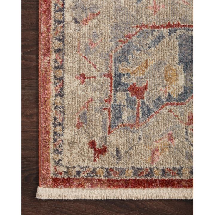 Magnolia Home By Joanna Gaines x Loloi Janey Garnet / Multi 18" x 18" Sample Rug