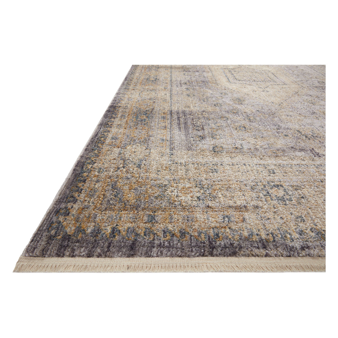 Magnolia Home By Joanna Gaines x Loloi Janey Slate / Gold 2'-7" x 12'-0" Runner Rug