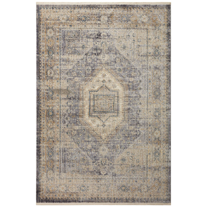 Magnolia Home By Joanna Gaines x Loloi Janey Slate / Gold 3'-11" x 5'-11" Accent Rug