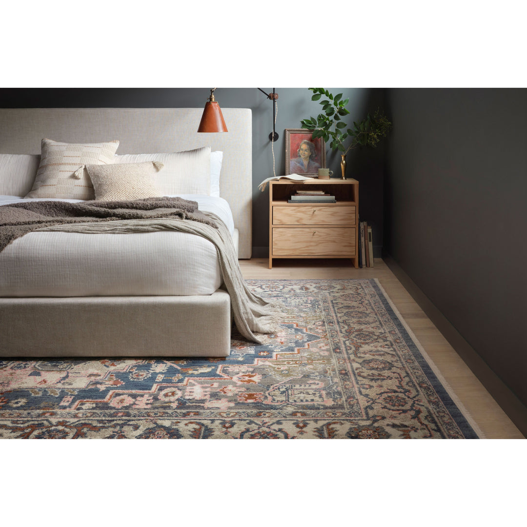 Magnolia Home By Joanna Gaines x Loloi Janey Indigo / Multi 11'-6" x 15'-6" Area Rug