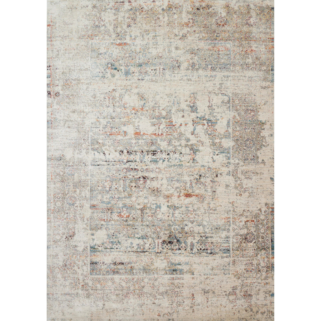 Loloi Javari Ivory / Granite 6'-7" x 9'-4" Area Rug