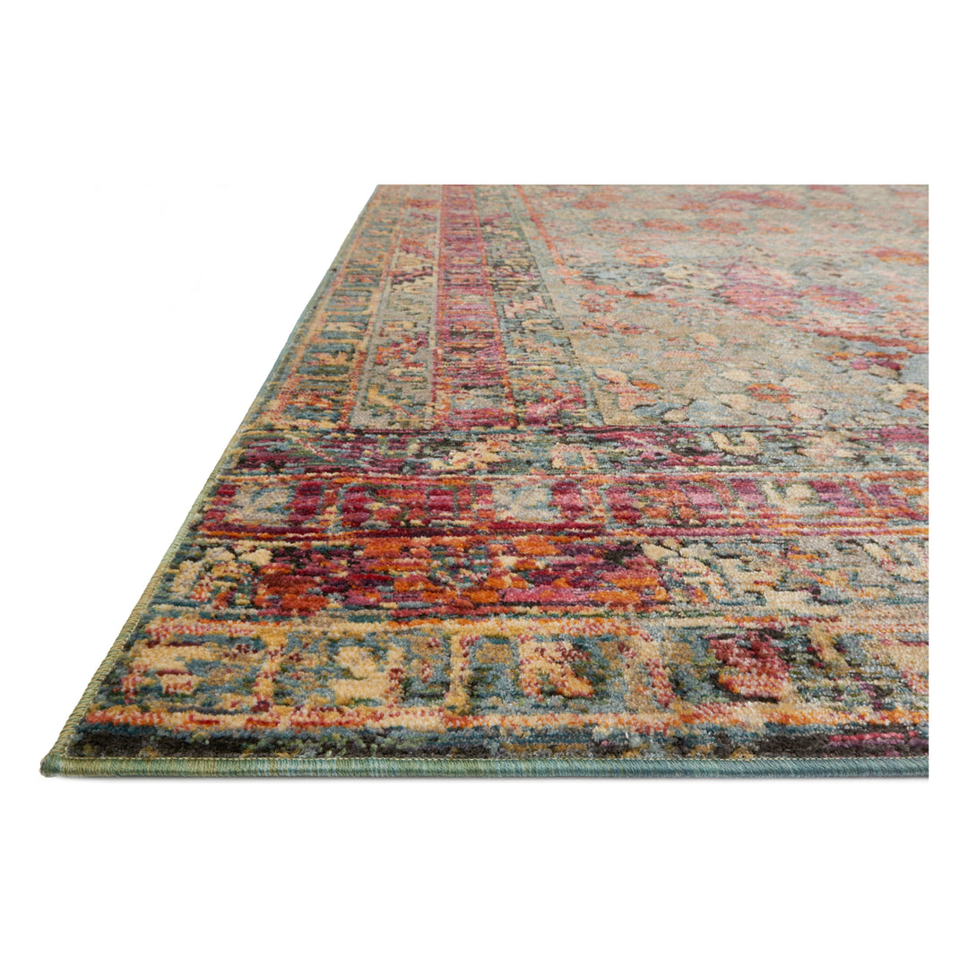 Loloi Javari Slate / Berry 9'-6" x 12'-6" Area Rug