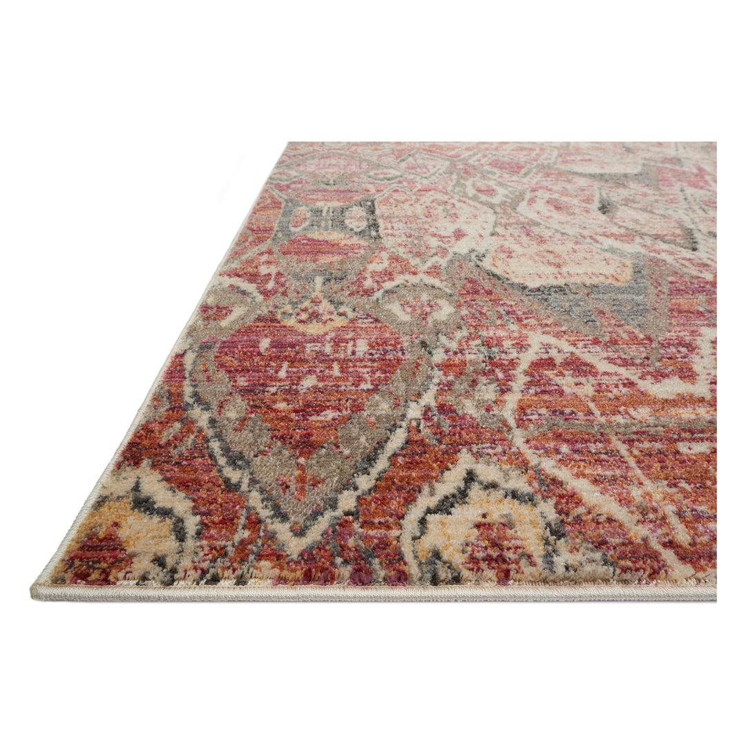 Loloi Javari Berry / Ivory 2'-6" x 4'-0" Accent Rug