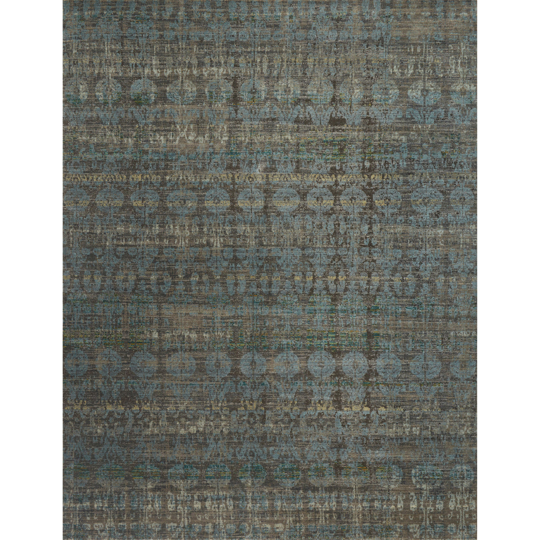 Loloi Javari Steel / Lagoon 6'-7" x 9'-4" Area Rug