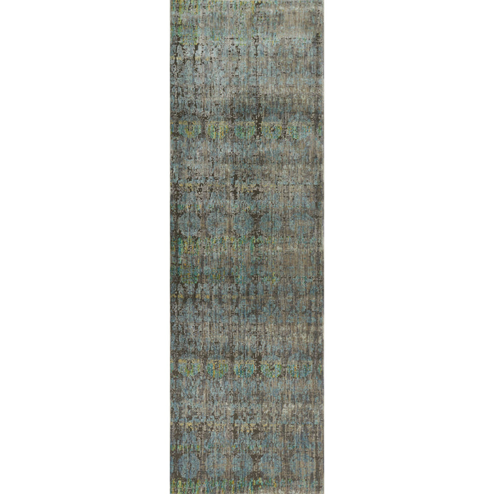 Loloi Javari Steel / Lagoon 2'-6" x 10'-0" Runner Rug