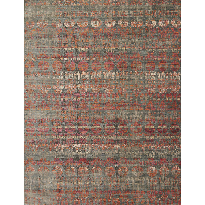 Loloi Javari Steel / Sunrise 18" x 18" Sample Rug