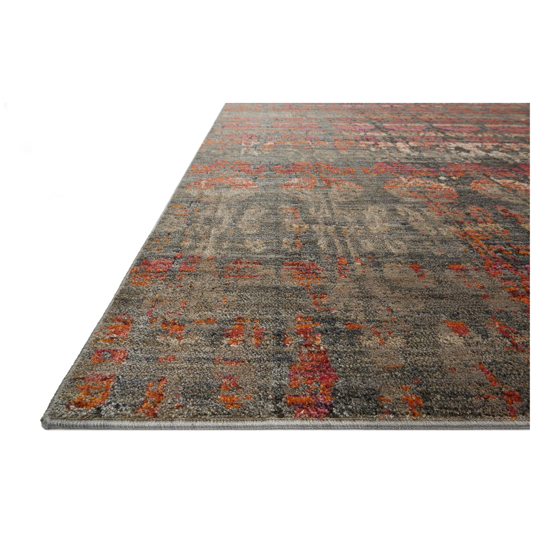 Loloi Javari Steel / Sunrise 18" x 18" Sample Rug