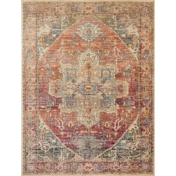 Loloi Javari Berry / Sunrise 2'-6" x 10'-0" Runner Rug