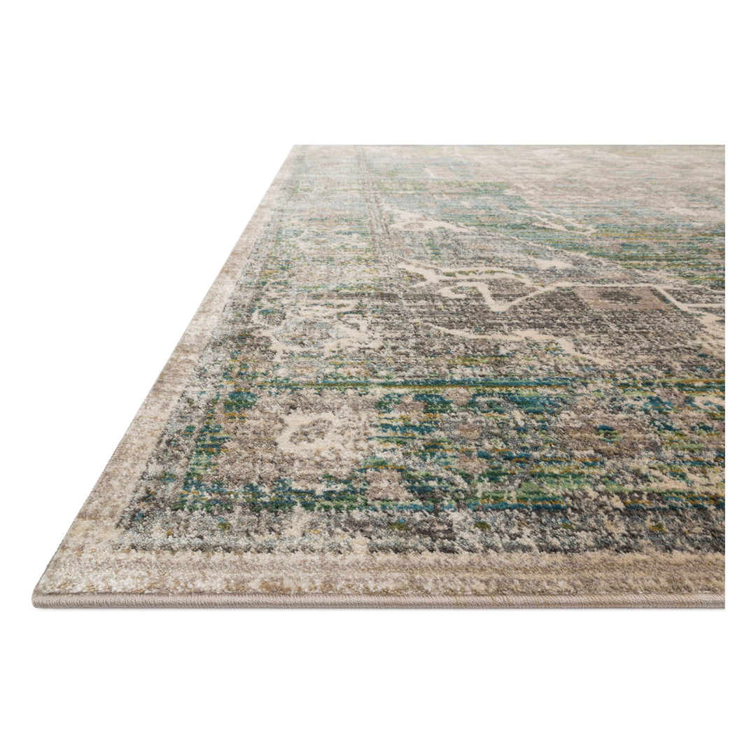 Loloi Javari Grass / Ocean 3'-7" x 5'-2" Accent Rug