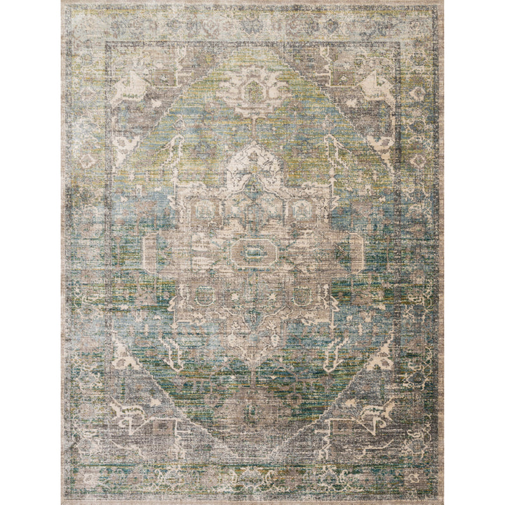 Loloi Javari Grass / Ocean 6'-7" x 9'-4" Area Rug