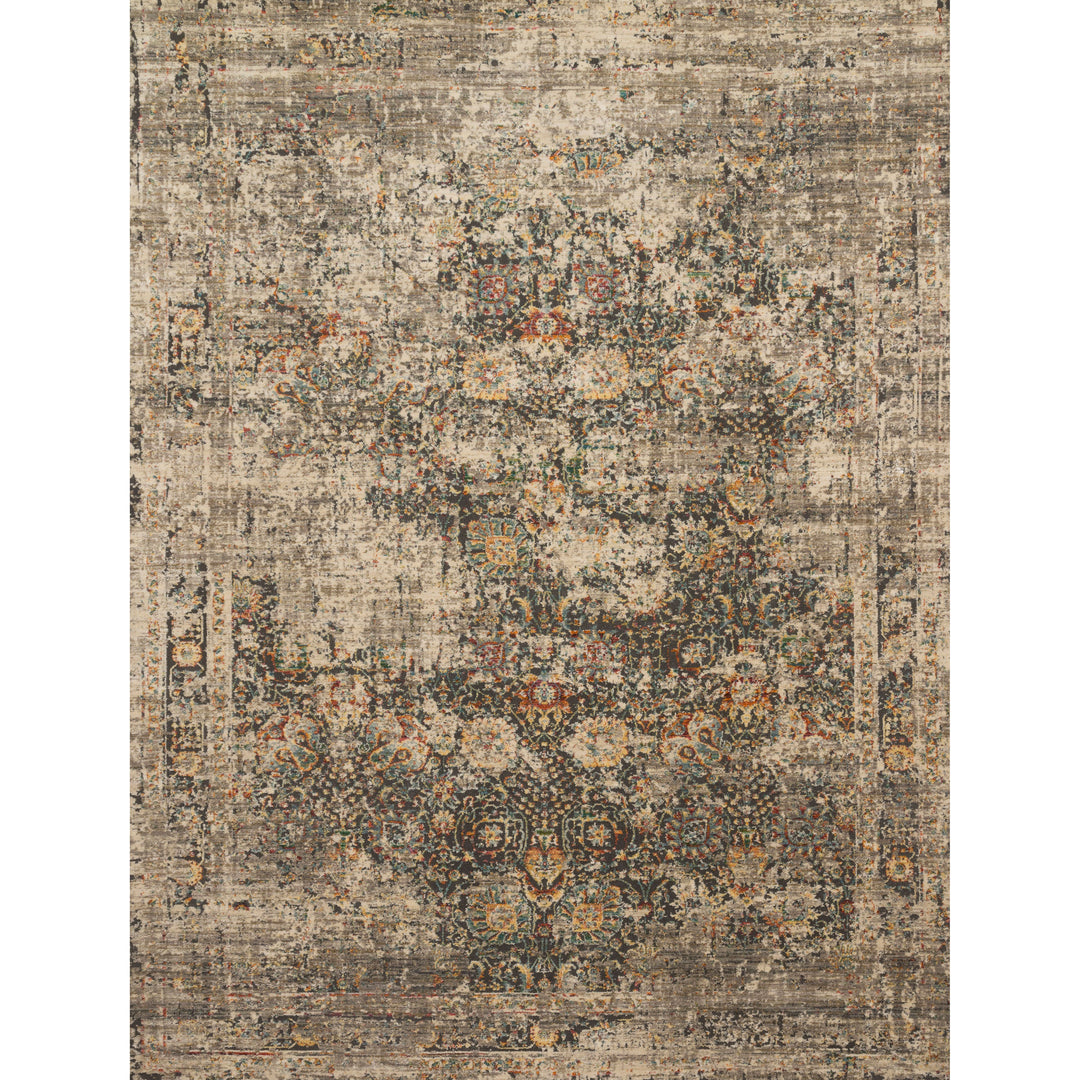 Loloi Javari Grey / Multi 3'-7" x 5'-2" Accent Rug