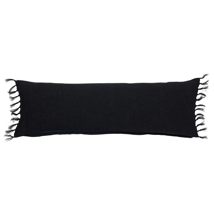 Jaipur Living Majere Solid Navy Poly Fill Pillow (13"X21" Lumbar)