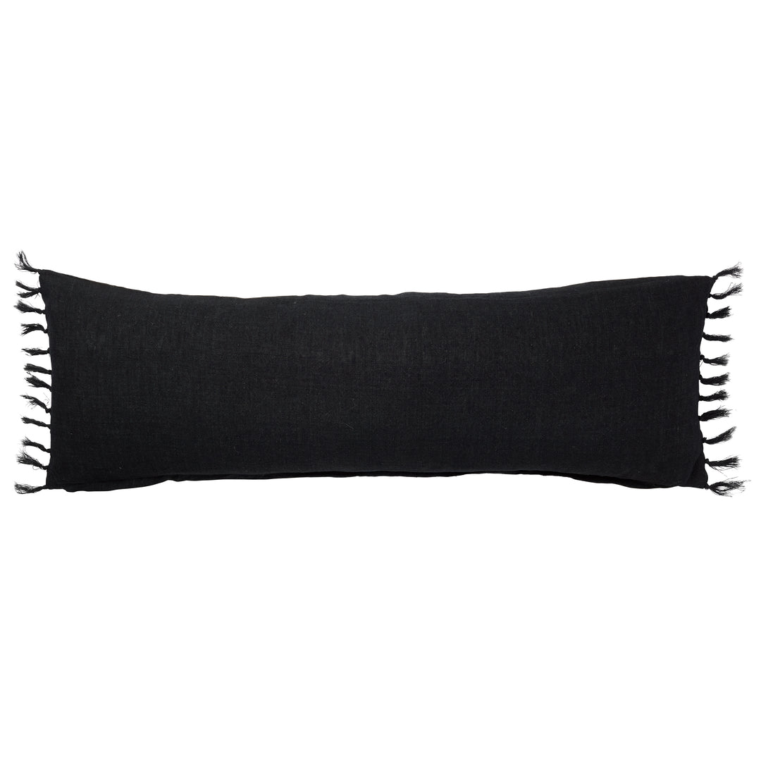 Jaipur Living Majere Solid Navy Pillow Cover (13"X21" Lumbar)