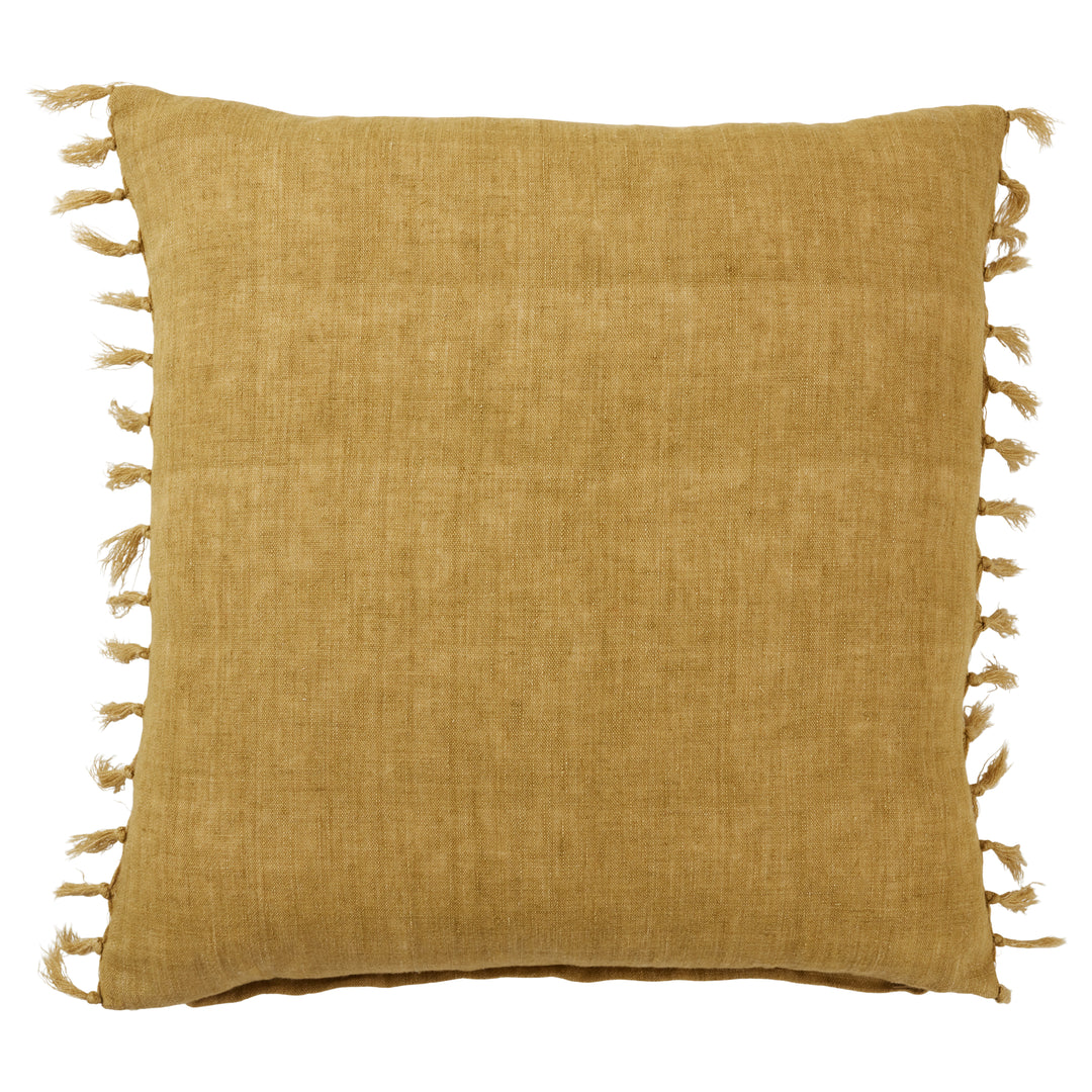 Jaipur Living Majere Solid Citron Poly Fill Pillow (13"X21" Lumbar)