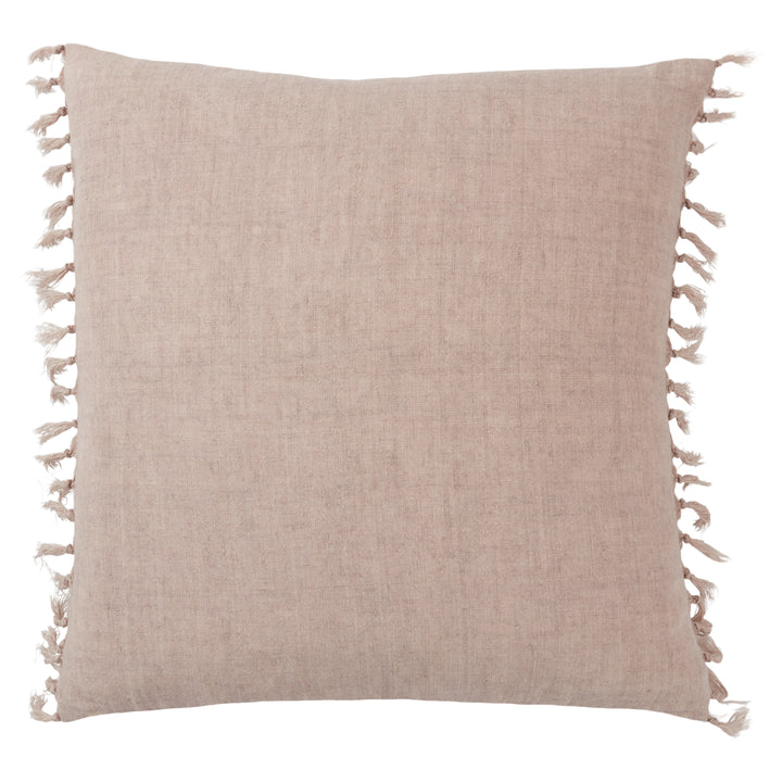 Jaipur Living Majere Solid Blush Poly Fill Pillow (13"X21" Lumbar)